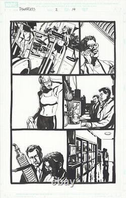 POWERLESS ORIGINAL COMIC ART by MICHAEL GAYDOS- MARVEL COMICS PETER & GWEN