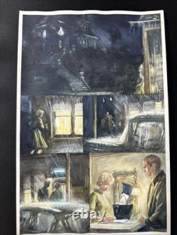 PSYCHO #1 pg 16 Original Comic Art Felipe Echevarria Watercolor Innovation 1992