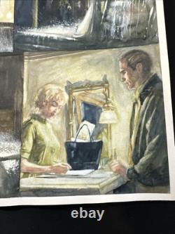 PSYCHO #1 pg 16 Original Comic Art Felipe Echevarria Watercolor Innovation 1992