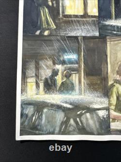 PSYCHO #1 pg 16 Original Comic Art Felipe Echevarria Watercolor Innovation 1992