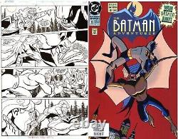 Parobeck & Burchett original art Batman Adventures #11 pg 20 before #12 Harley