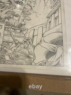 Peter Laird Teenage Mutant Ninja Turtles Adventures #30 Cover Original Art 1991