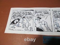 Pogo Original Comic Strip Art, Walt Kelly 12-10- 1963