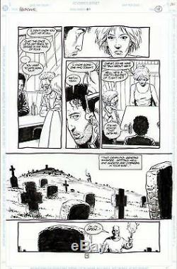 Preacher #1 Original Art Page Steve Dillon Jesse Custer Tulip Cassidy 1st Sok