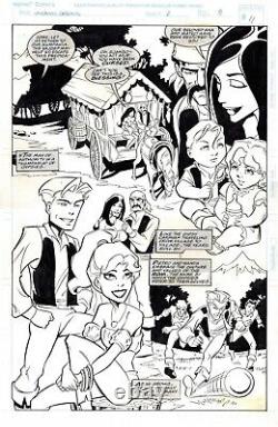 Quicksilver & Scarlet Witch Uncanny Origins #2 Original Art Page Marvel Comics