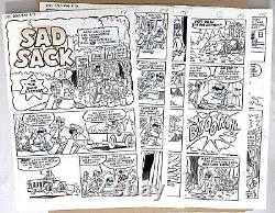 RARE ART THEMED Sad Sack Laugh Special 44 1968 Original Art 5p story & FN+ COMIC