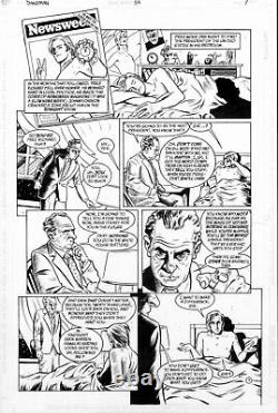 RARE NEIL GAIMAN SANDMAN #54 PAGE ORIGINAL ART BY Mike Allred Michael Madman