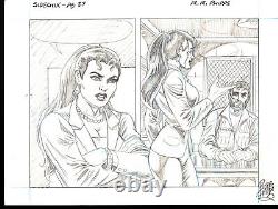 ROBB PHIPPS Original Art SIDECHICKS 15 strips from the on-line comic