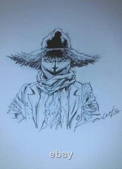 RON WILSON ORIGINAL ART SKETCH MARVEL SCARECROW Dead Of Night 11 Straw Man