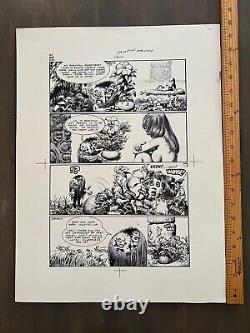 Richard Corben Fantagor # 3 1972 Original Horror Comic Art 15 x 20