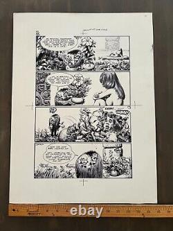 Richard Corben Fantagor # 3 1972 Original Horror Comic Art 15 x 20
