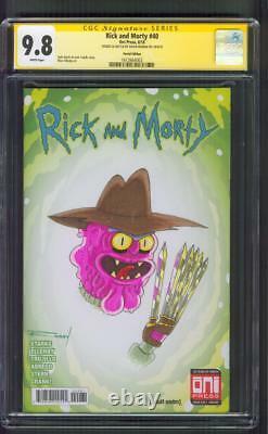 Rick and Morty 40 Portal Variant CGC SS 9.8 Freedy Kruger Original art sketch 18