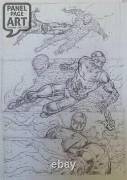 Rob Liefeld Snake Eyes Deadgame #1 page 22 original art pencils prelim G. I. Joe