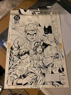 Robin #12 Cover by Tom Grummett Tim Drake DEC. 1994 Batman Original comic art