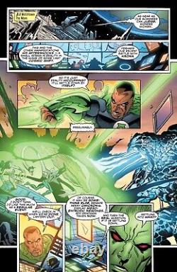 Ron Garney 2004 Justice League, Jla Original Art-green Lantern, J'onn Jonzz