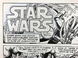 Russ Manning Star Wars Sunday Comic Strip Original Art 9/2 #26 Daily La Times