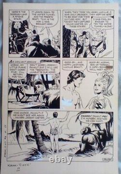 Russ Manning original art for Korak #3