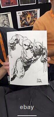 Ryan Stegman Wolverine Sketch Original Art