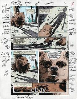 SANDMAN #44 Brief Lives Page 3 Original Hand-Painted Comic Artwork, DC 1992