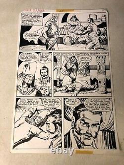 SHE original art MARVEL CLASSICS #24 LEO DYING bow before the queen 1977 HAGGARD