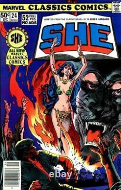 SHE original art MARVEL CLASSICS #24 USTANE IMMORTAL PUT TO DEATH 1977