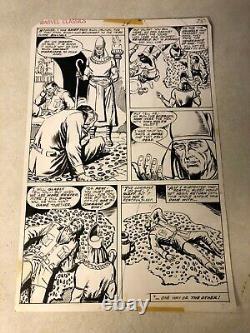 SHE original art MARVEL CLASSICS #24 VENGEANCE BILLIALI 1977 HAGGARD