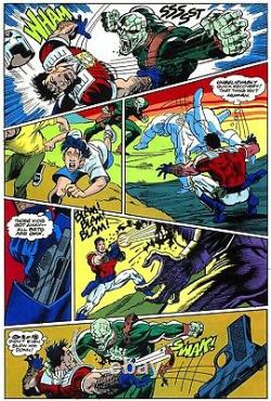 SHOWCASE 93 #7 Pg 33 Original Art GARY BARKER/Jose Marzan Jr DC PEACEMAKER 1993