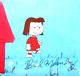 Signed 1972 Snoopy Come Home Peanuts Schulz Original Production Cel Comic Art