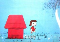 SIGNED 1972 SNOOPY COME HOME PEANUTS SCHULZ ORIGINAL PRODUCTION CEL comic art