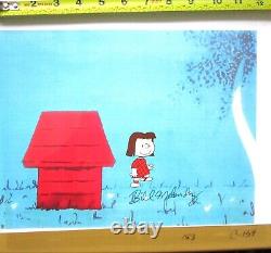 SIGNED 1972 SNOOPY COME HOME PEANUTS SCHULZ ORIGINAL PRODUCTION CEL comic art