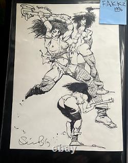 SIMON BISLEY FAKK2 Original Art