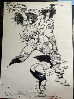 SIMON BISLEY FAKK2 Original Art