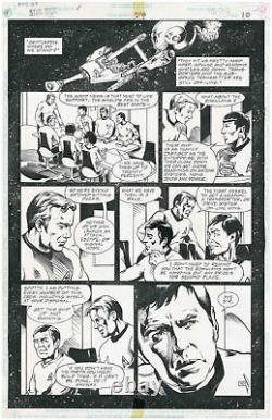 STAR TREK Original Comic Book Page 10 Art 77 Capt Kirk Spock Scotty Sulu TOS