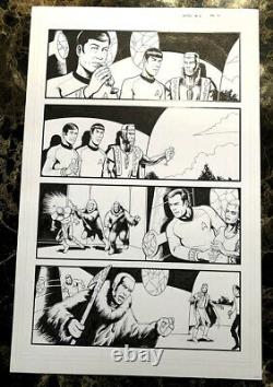 STAR TREK original comic art 2007 IDW 2 pg 2 Kirk Spock McCoy Steve Conley