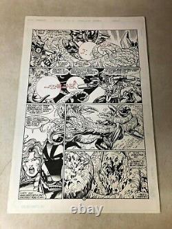 STRANGERS #7 original art 1993 TEAM BATTLE SLIME MONSTER PROTOTYPE