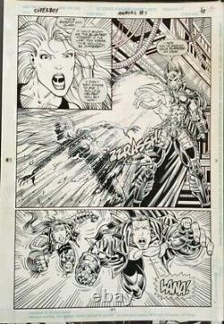 SUPERBOY Annual 1 Page 41 Original Comic Art 1994