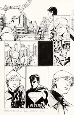 SUPERMAN 80 PAGE GIANT #1 Page 10 Original Art by ANDY MACDONALD 2011 DC COMICS