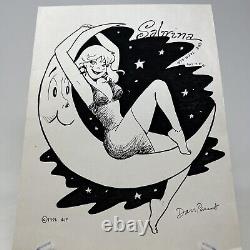 Sabrina The Teenage Witch Sketch Art Signed by Dan Parent NO COA