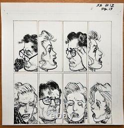 Satellite Sam 12 Image Three+ Pages Original Art Howard Chaykin FREE SHIPPING