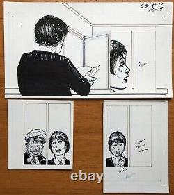 Satellite Sam 12 Image Three+ Pages Original Art Howard Chaykin FREE SHIPPING