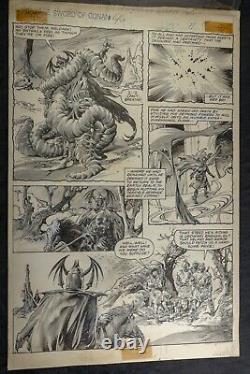 Savage Sword of Conan #96 Pg17 1984 John Buscema Rare Original Comic Art