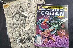 Savage Sword of Conan #96 Pg17 1984 John Buscema Rare Original Comic Art