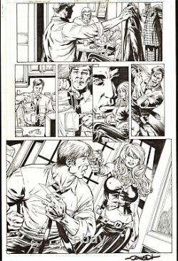 Scot Eaton/ John Dell 2007 New Excalibur Original Art! Free Shipping