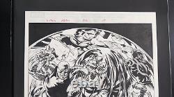 Scot Eaton X-men Comic #218 Pg 17 Splash Original Art Wolverine, Xavier, Daken