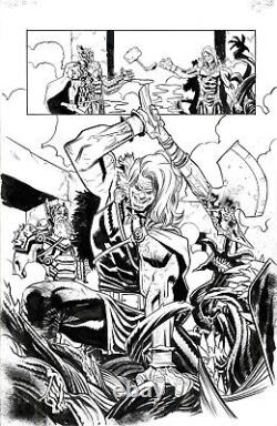 Scott Hepburn Thor Vol 5 #14 p 20 (Marvel Comics Original Comic Art)