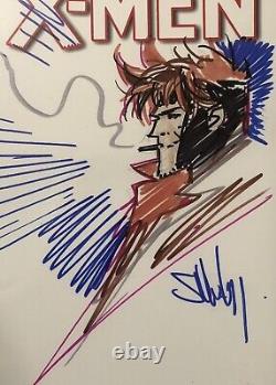 Sean Murphy Signed Gambit Sketch Cgc Ss 9.8 X-men Original Art Comic Book Cbcs
