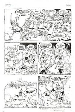 Sergio Aragones original interior art page Groo the Wanderer #3 image signed