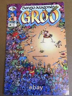 Sergio Aragones original interior art page Groo the Wanderer #3 image signed