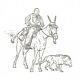 Shaolin Cowboy Original Art Sketch Geof Darrow 8'' X 10