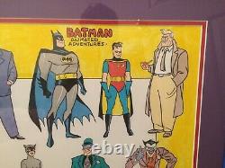 Sheldon Moldoff Original Art Batman The Animated Series TAS DC 19 X 22 FRAMED